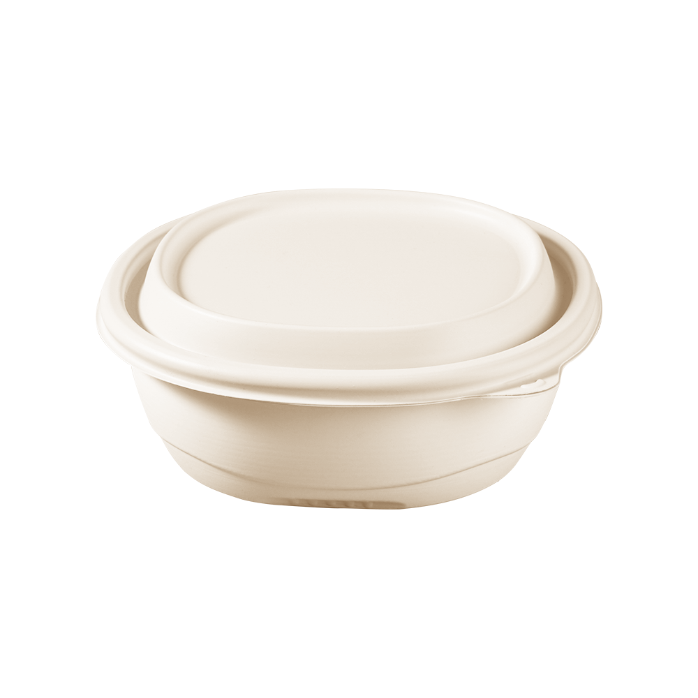 550ml Corn Starch Bowl With Lid