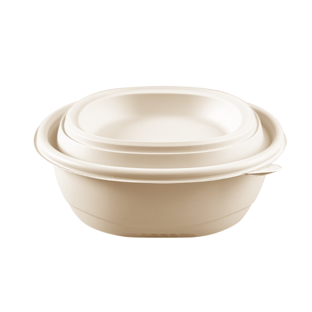 1150ml Corn Starch Bowl with Lid